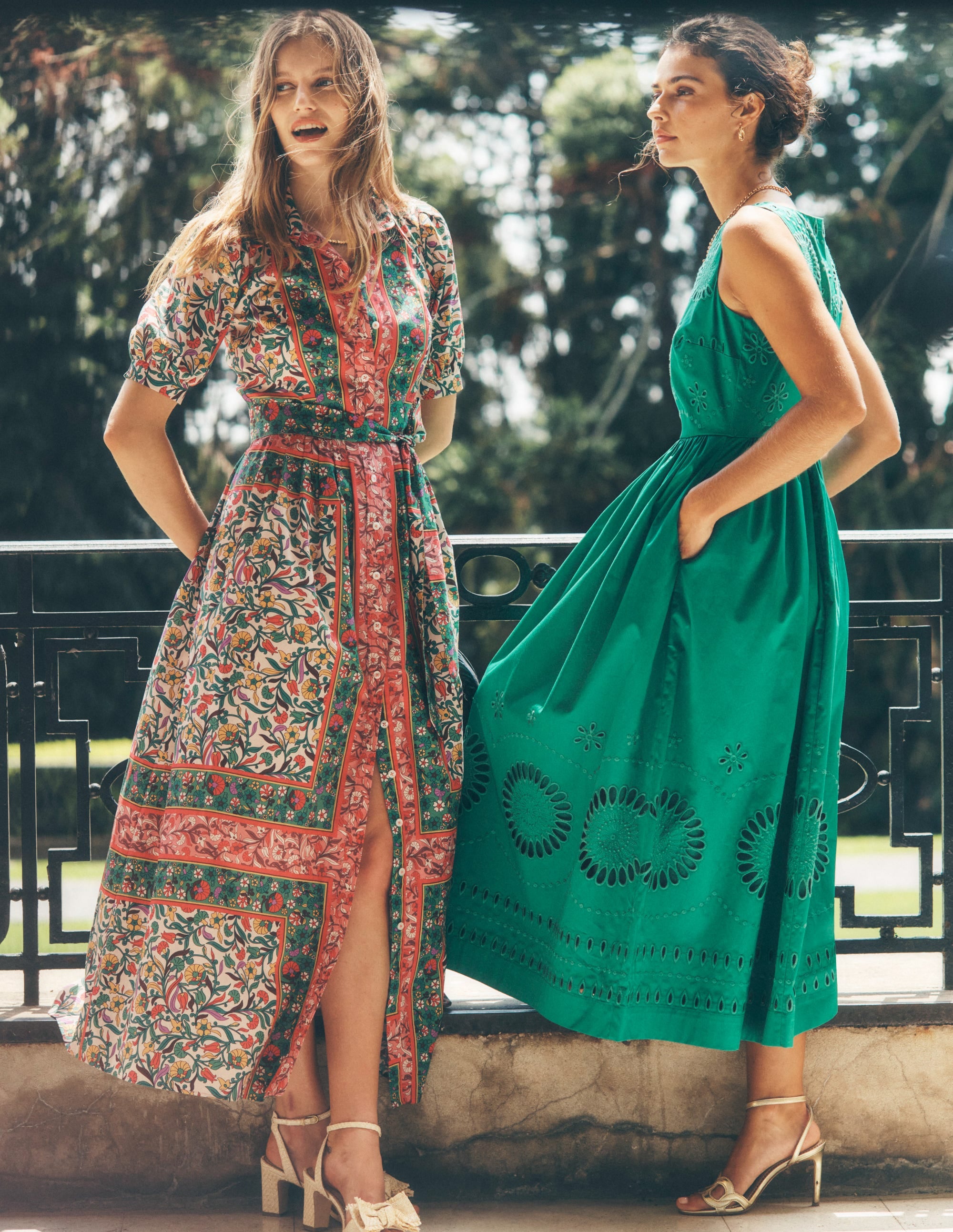 Robe-chemise longue Alexa-Multi, motif Enchanting Vine - Image 2