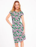 Florrie Jerseykleid-Naturweiß, Botanisches Gewächshaus