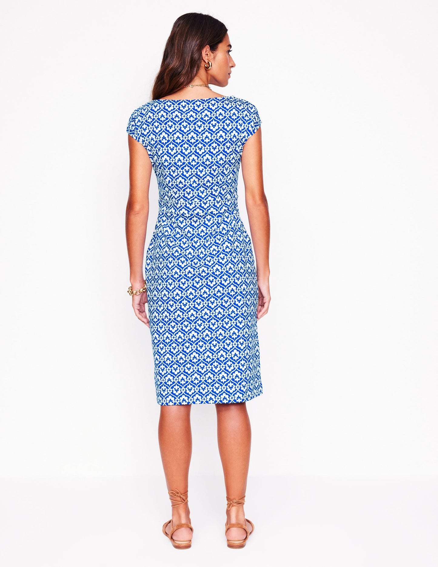 Florrie Jerseykleid-Galerie-Blau, Efeu-Spalier