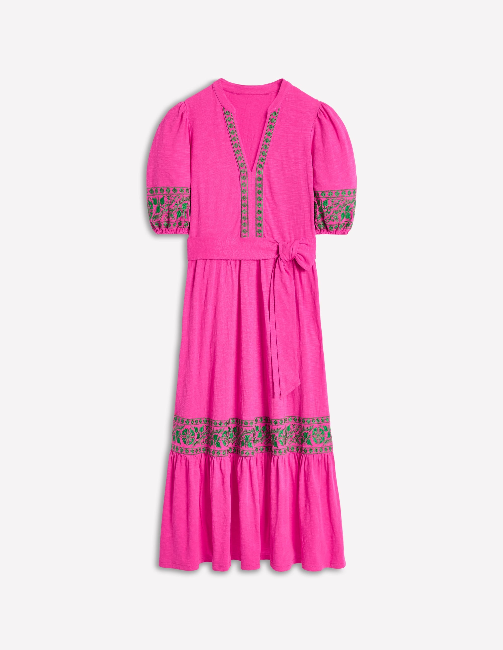 Amara Besticktes Jerseykleid-Rosarot - Image 5