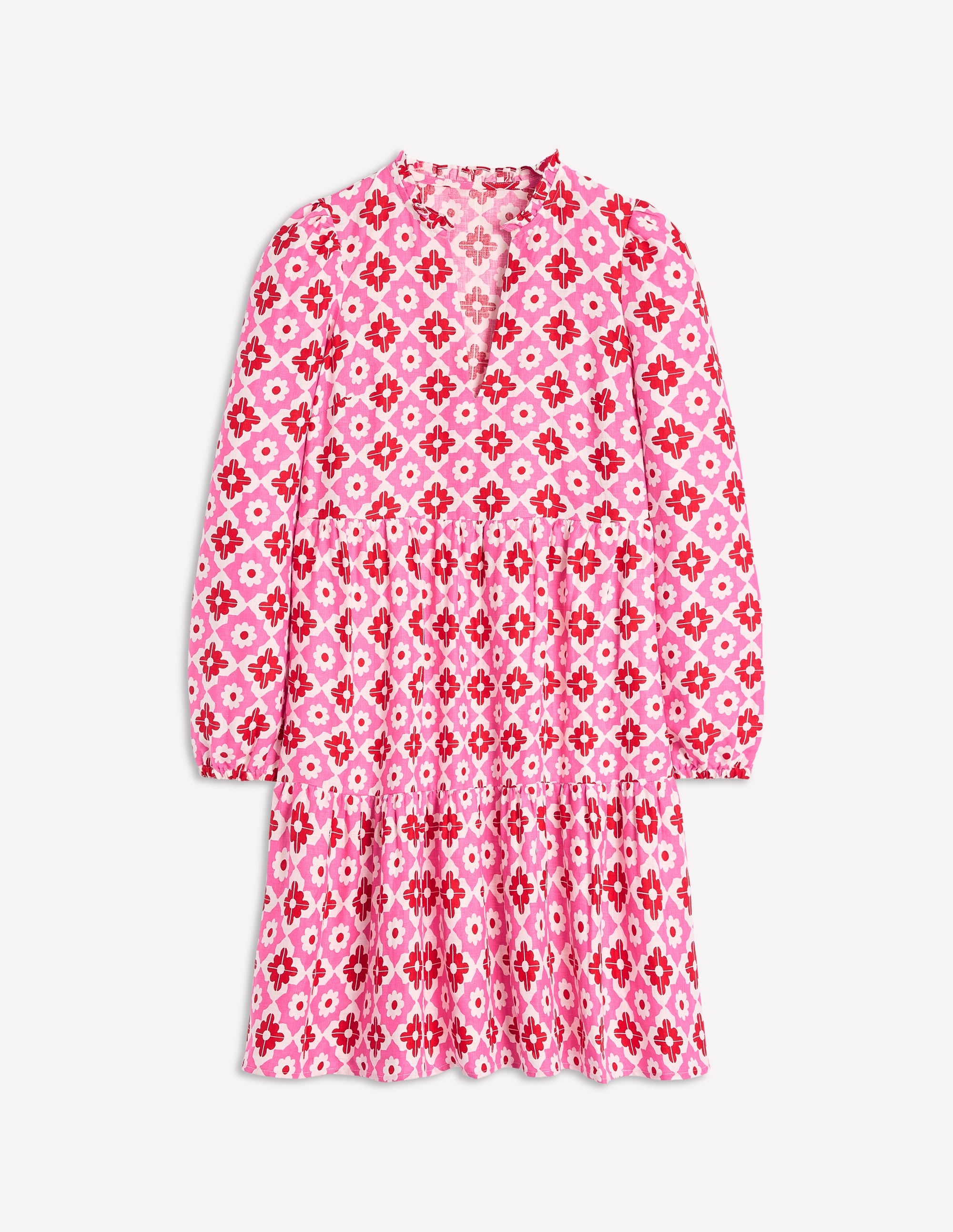 Mini-robe Esme en lin-Beacon Gingham - Image 5