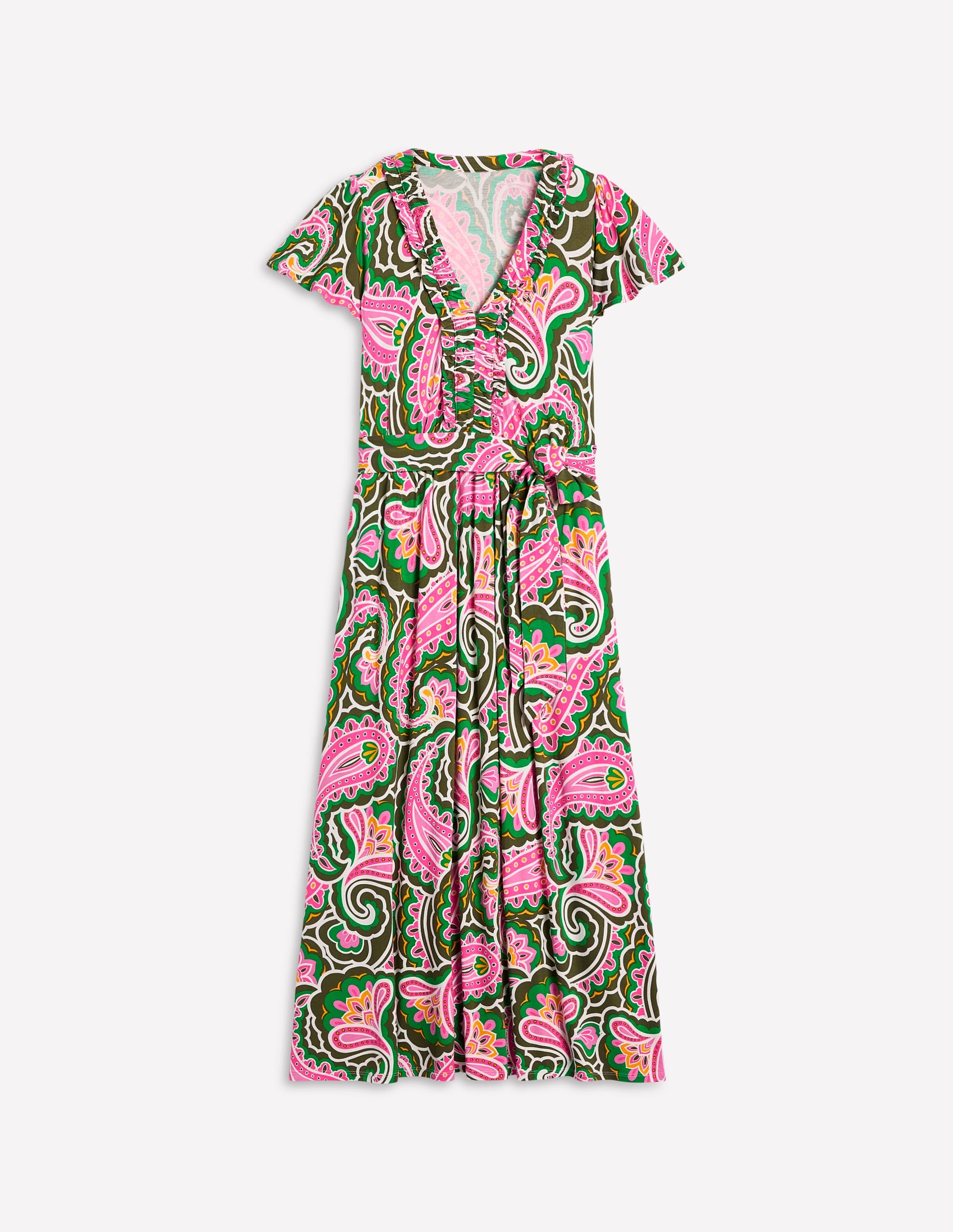 Nicola Jersey-Teekleid-Bunt, Muschel-Paisley - Image 6
