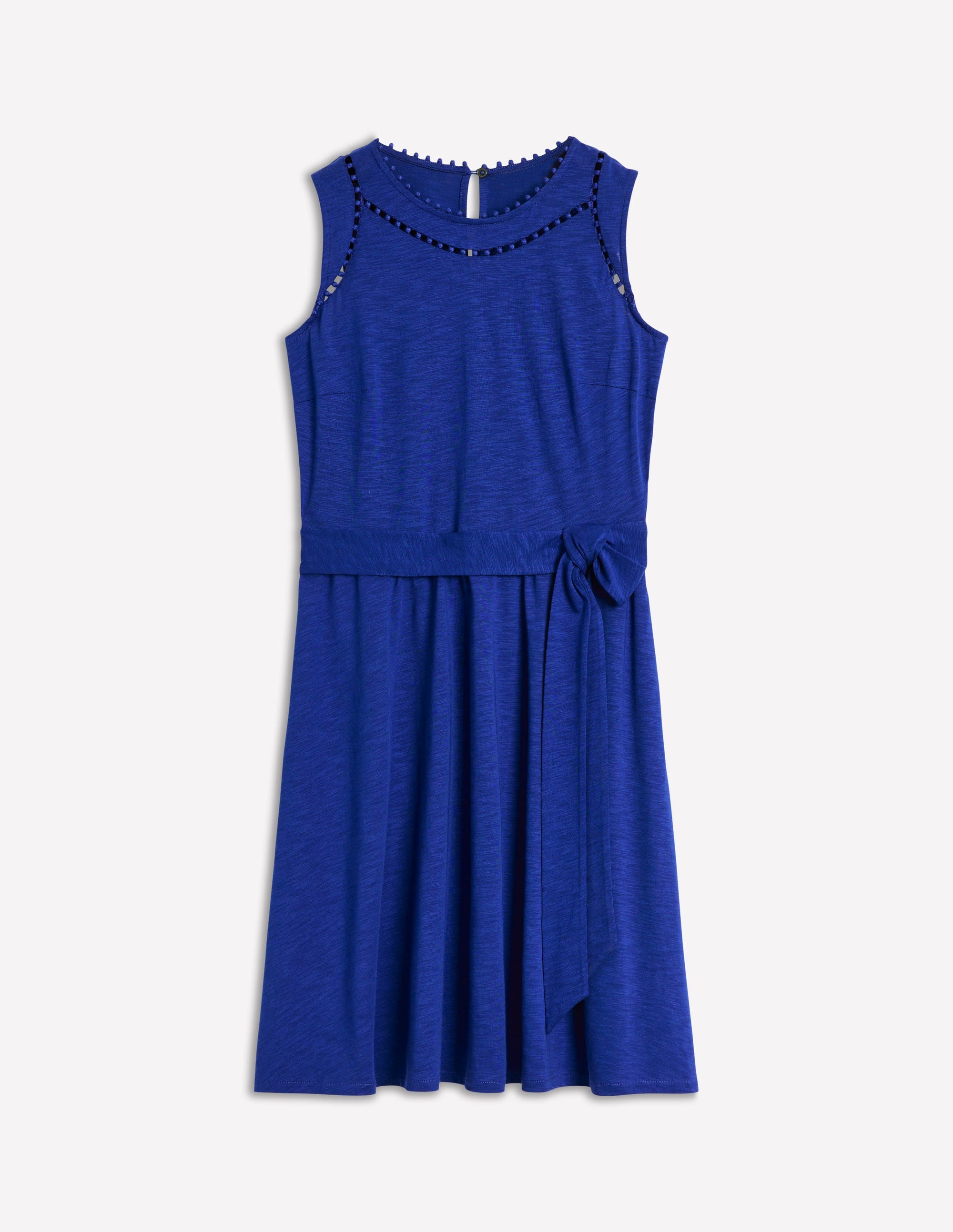 Mila Kurzes Jerseykleid mit Besatz-Black - Image 5