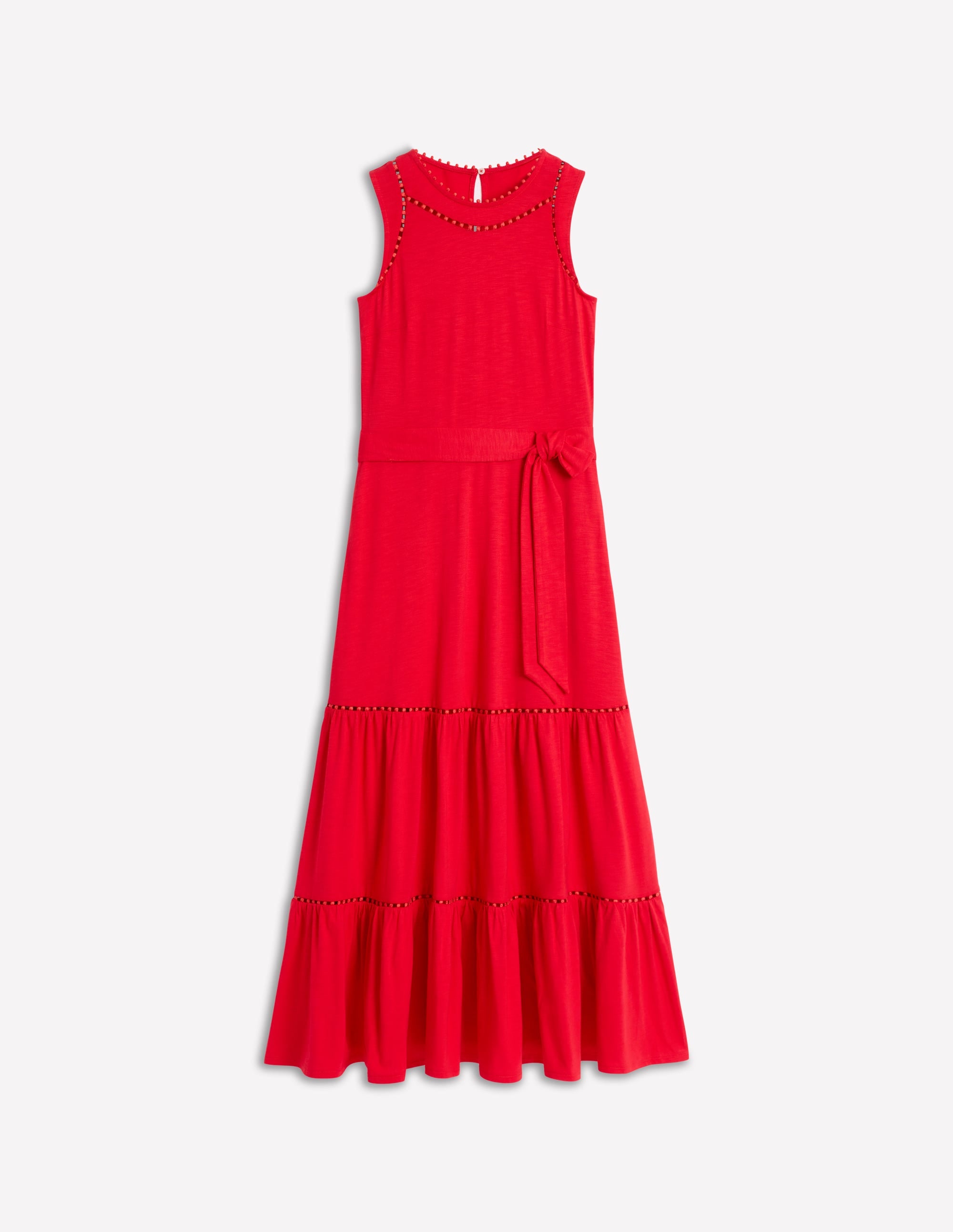 Robe Mila volantée en jersey-Anemone Honeycomb Spot - Image 5