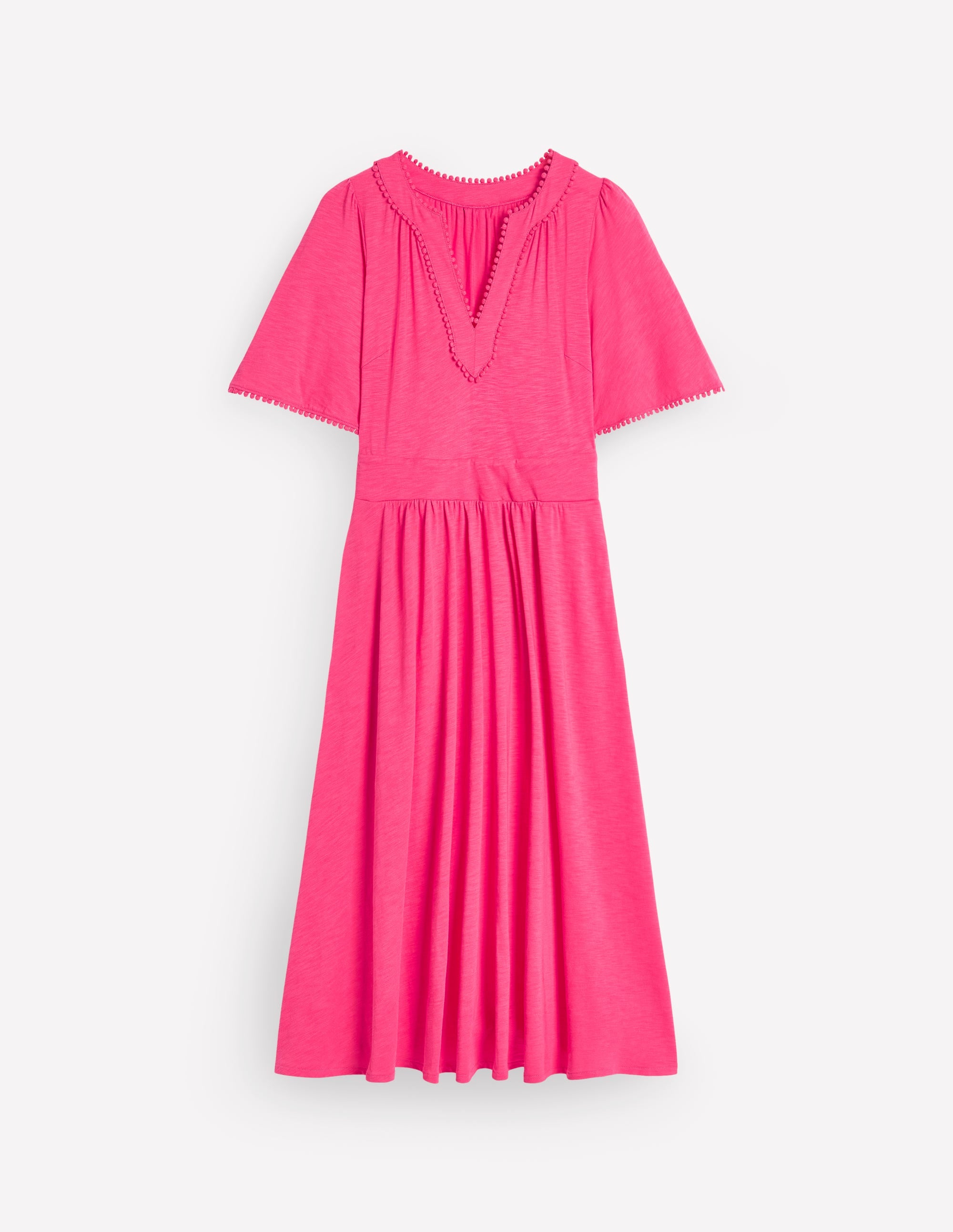 Maddie Jerseykleid mit Besatz-Kamelienrosa - Image 6
