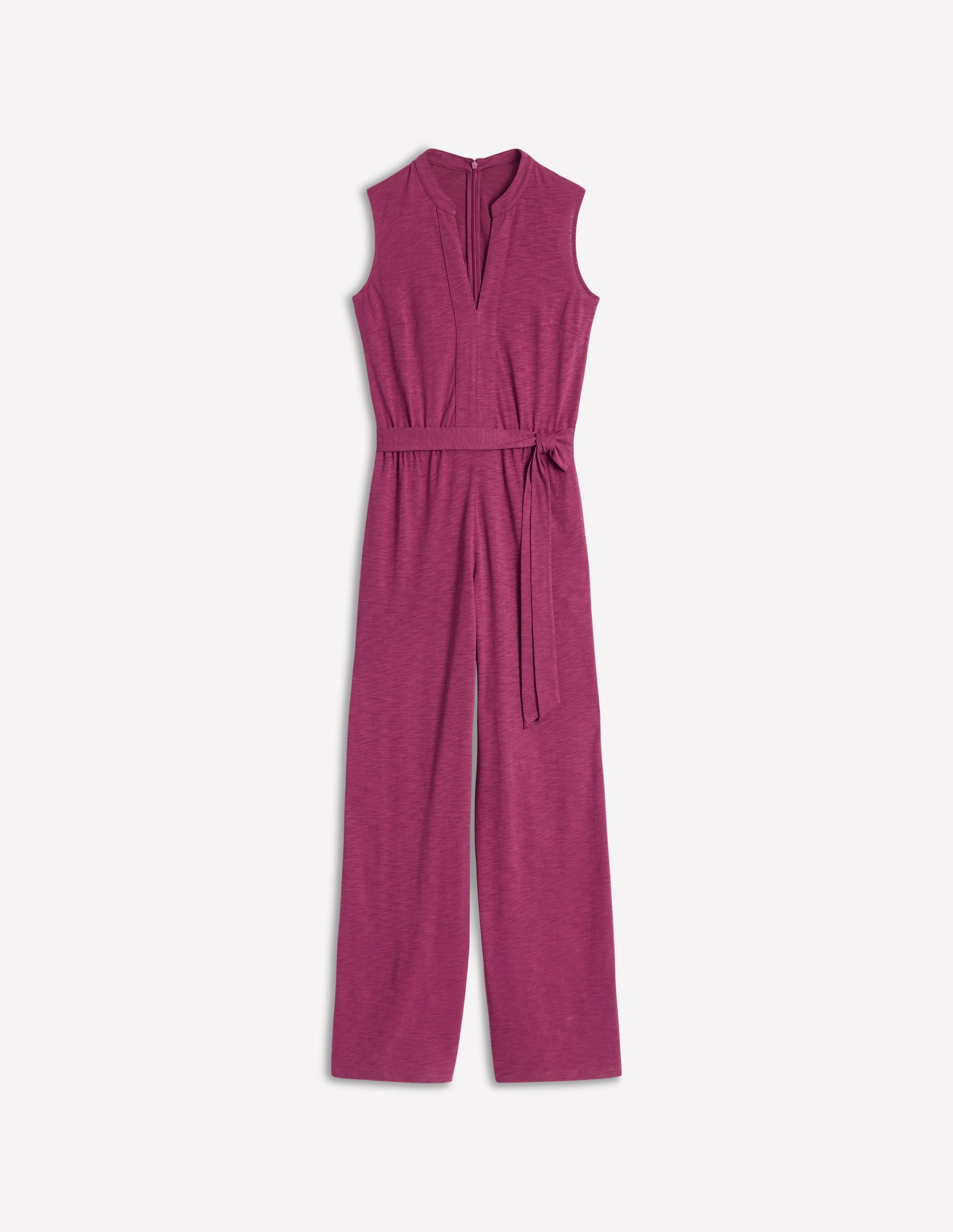 Combinaison Naomi crantée en jersey-Violet prune - Image 6