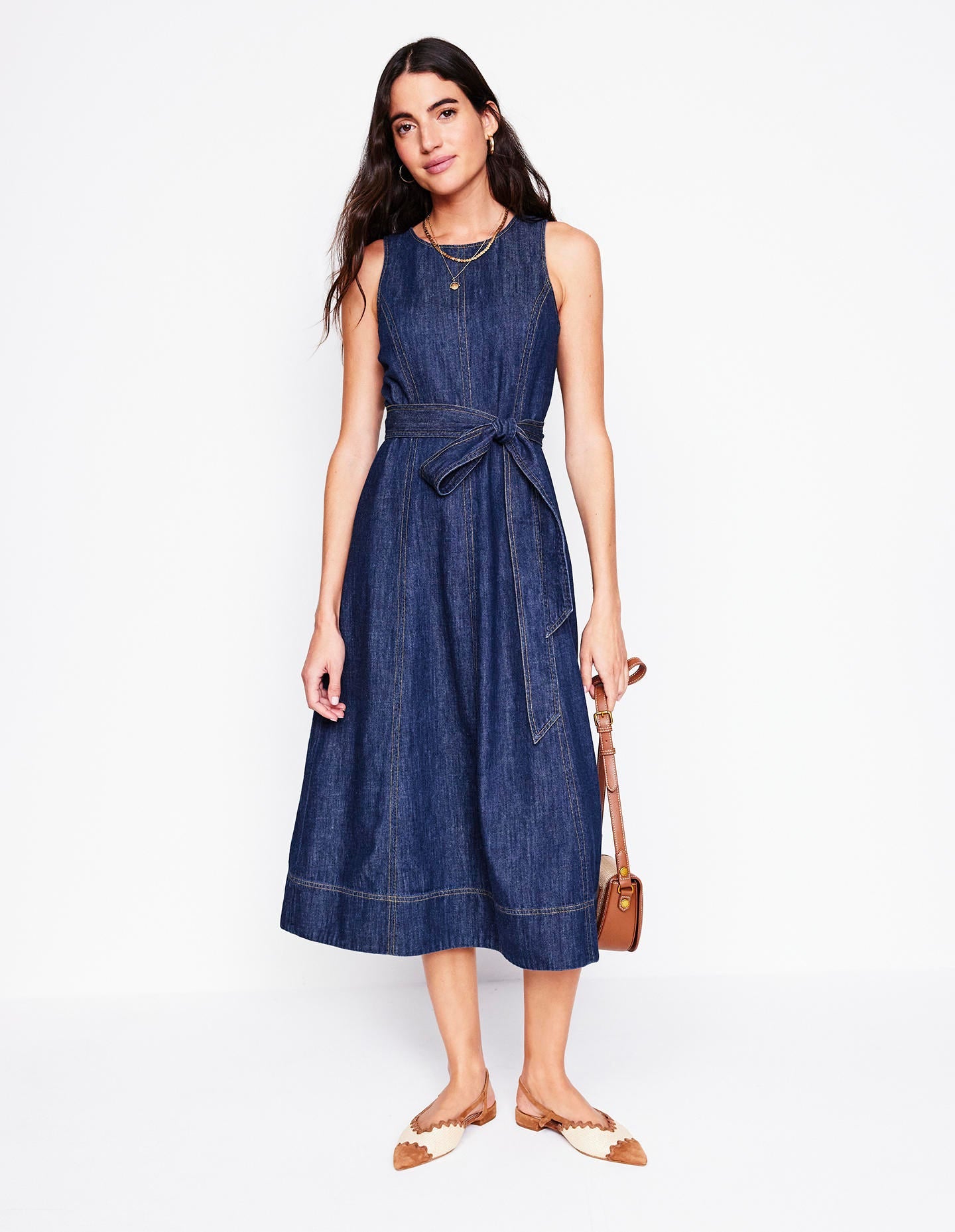 Robe en jean sans manches-Denim Brut Vintage - Image 1