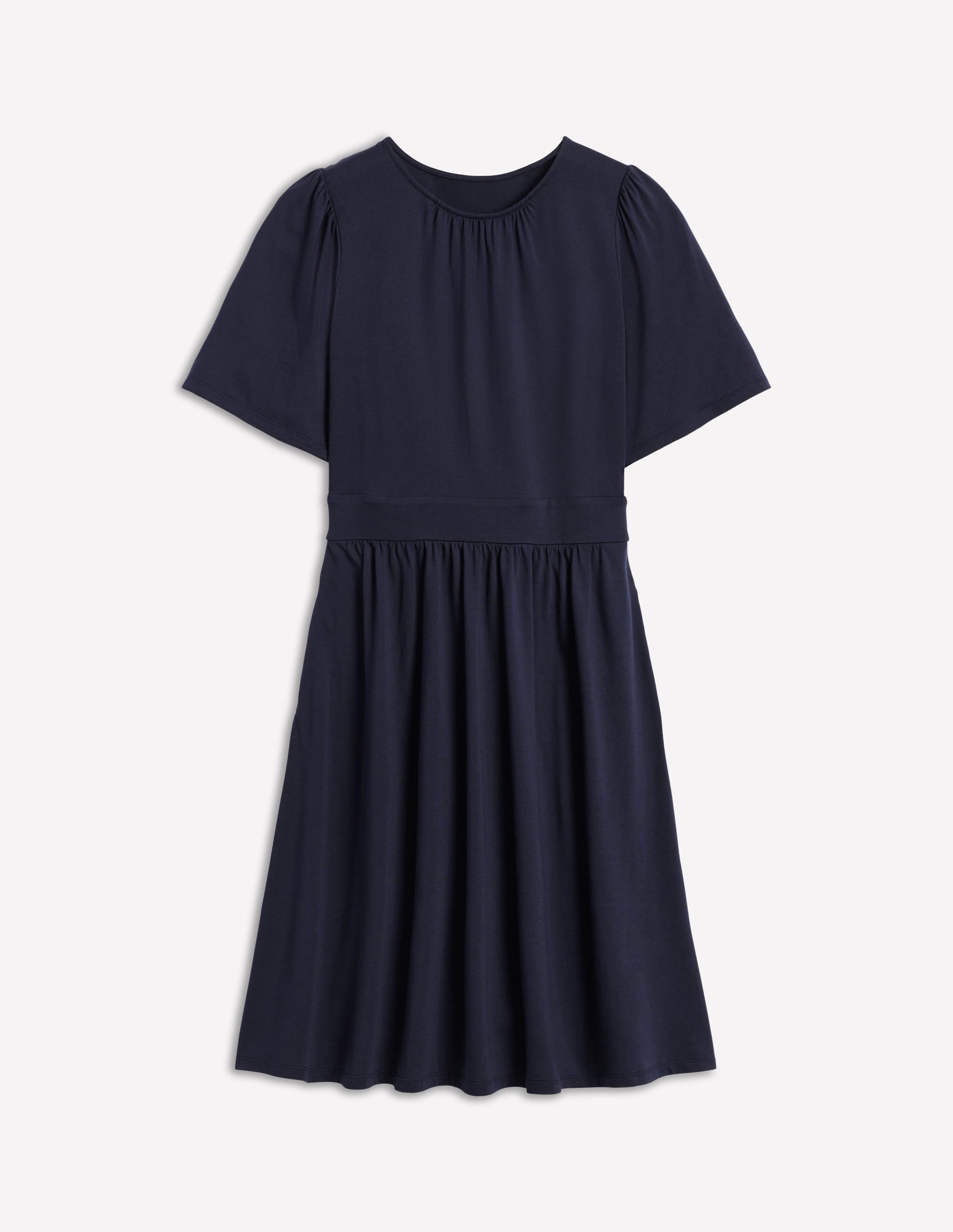 Louisa Kurzes Jerseykleid-Marineblau - Image 5