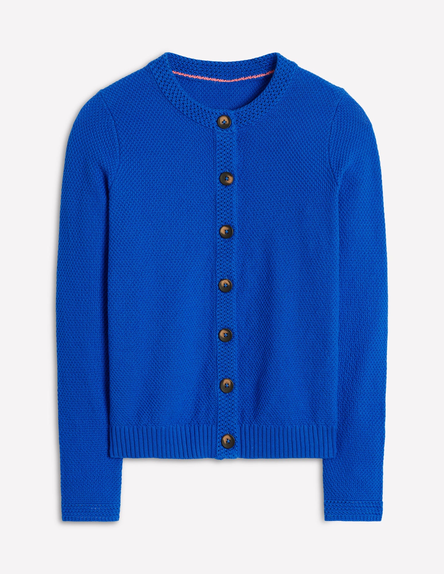 Callie Crochet Trim Cardigan-Gallery Blue