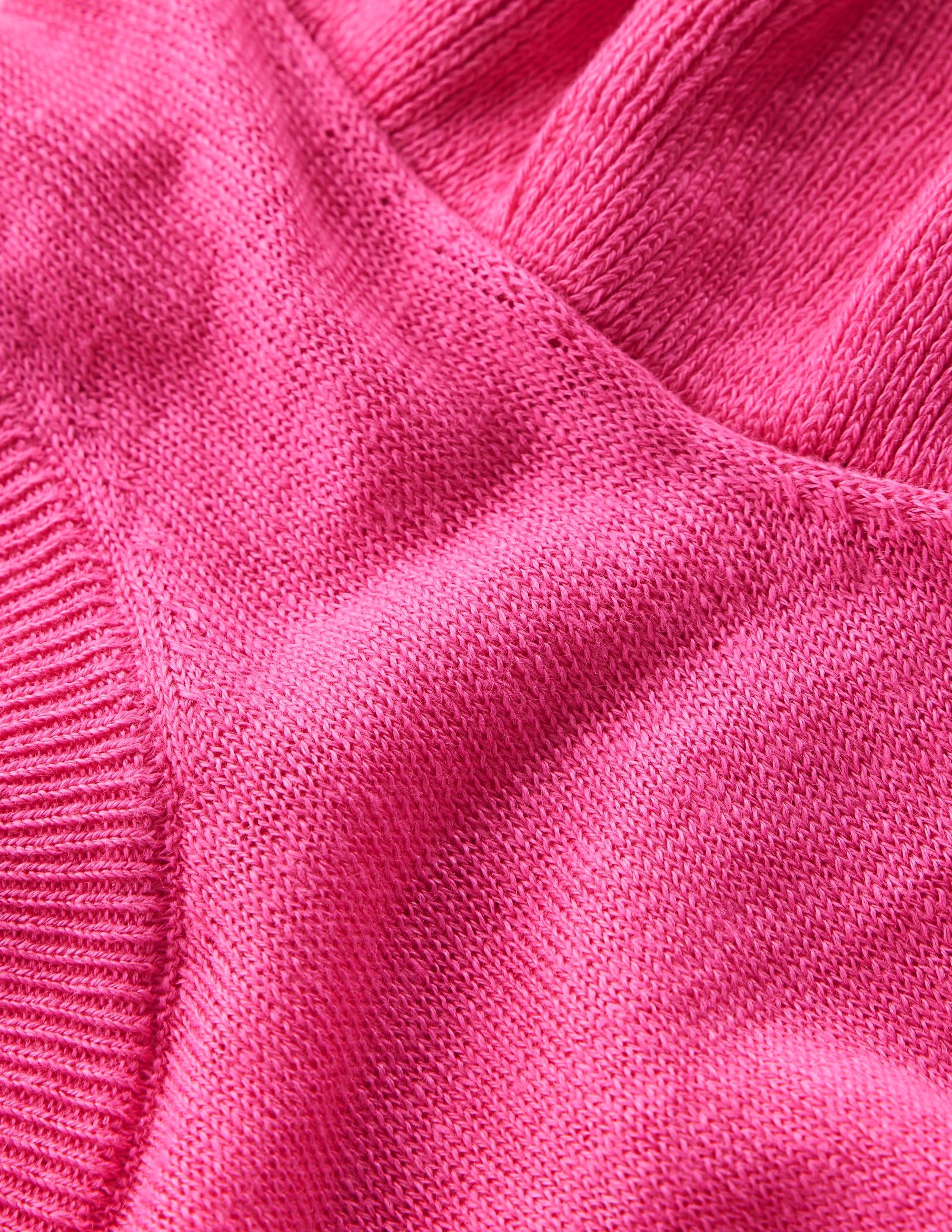 Josie Frilled Linen Tank-Sorbet Pink - Image 6