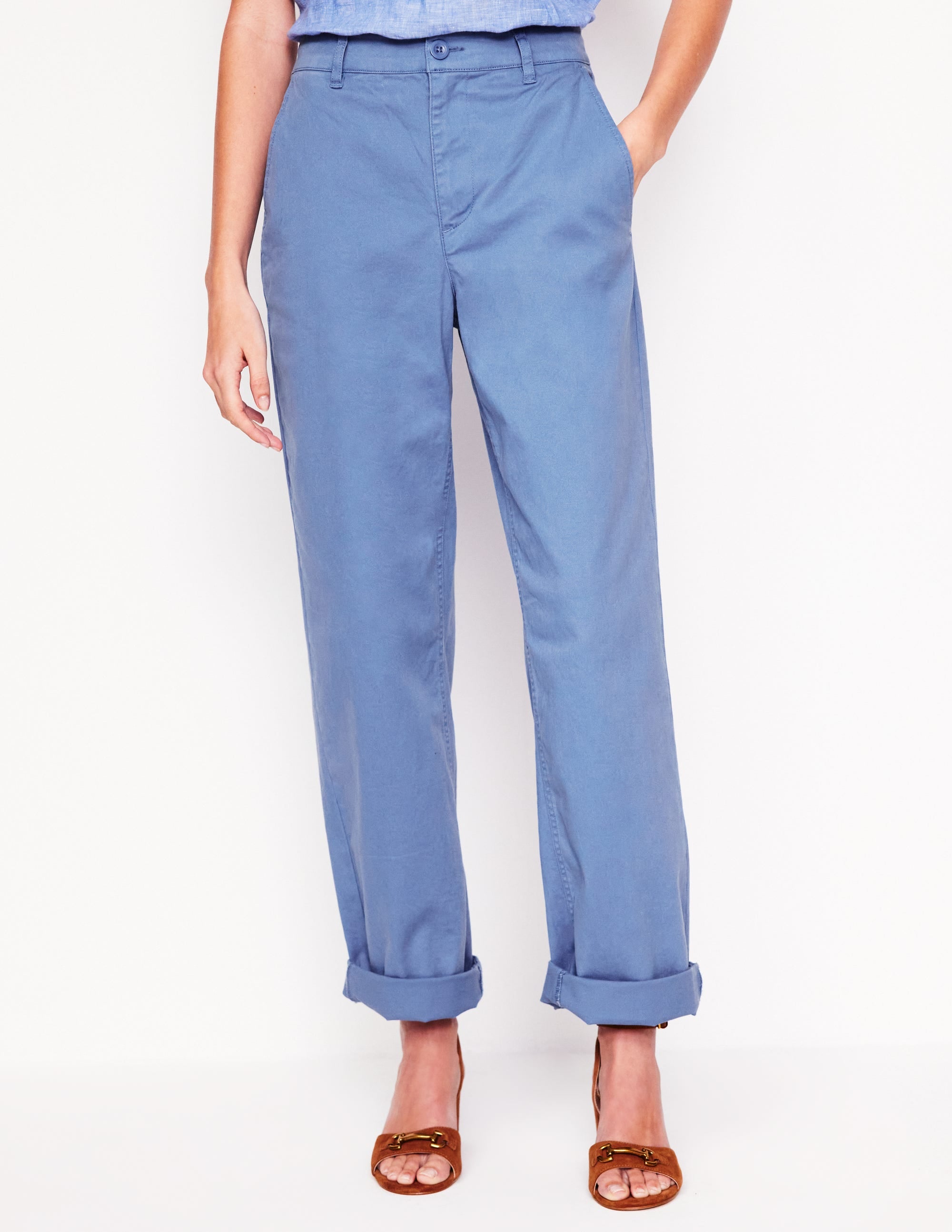Barnsbury Chinohose-Blue River - Image 2