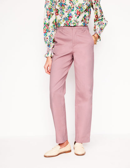 Pantalon chino Barnsbury-Rose amande