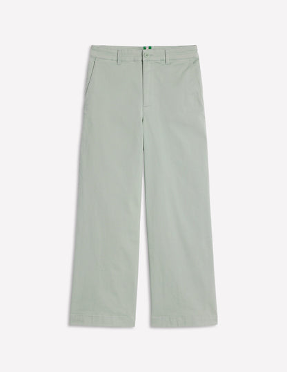 Pantacourt chino Barnsbury-Vert jade tendre