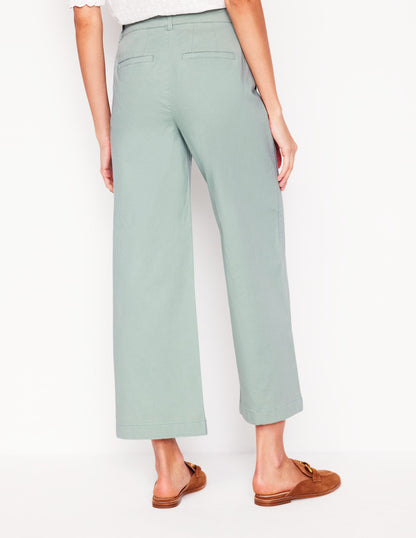 Pantacourt chino Barnsbury-Vert jade tendre