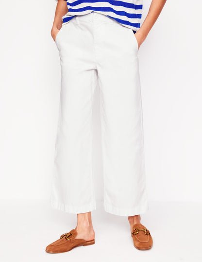 Pantacourt chino Barnsbury-Blanc