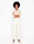 Bloomsbury Baumwollhose-Creme