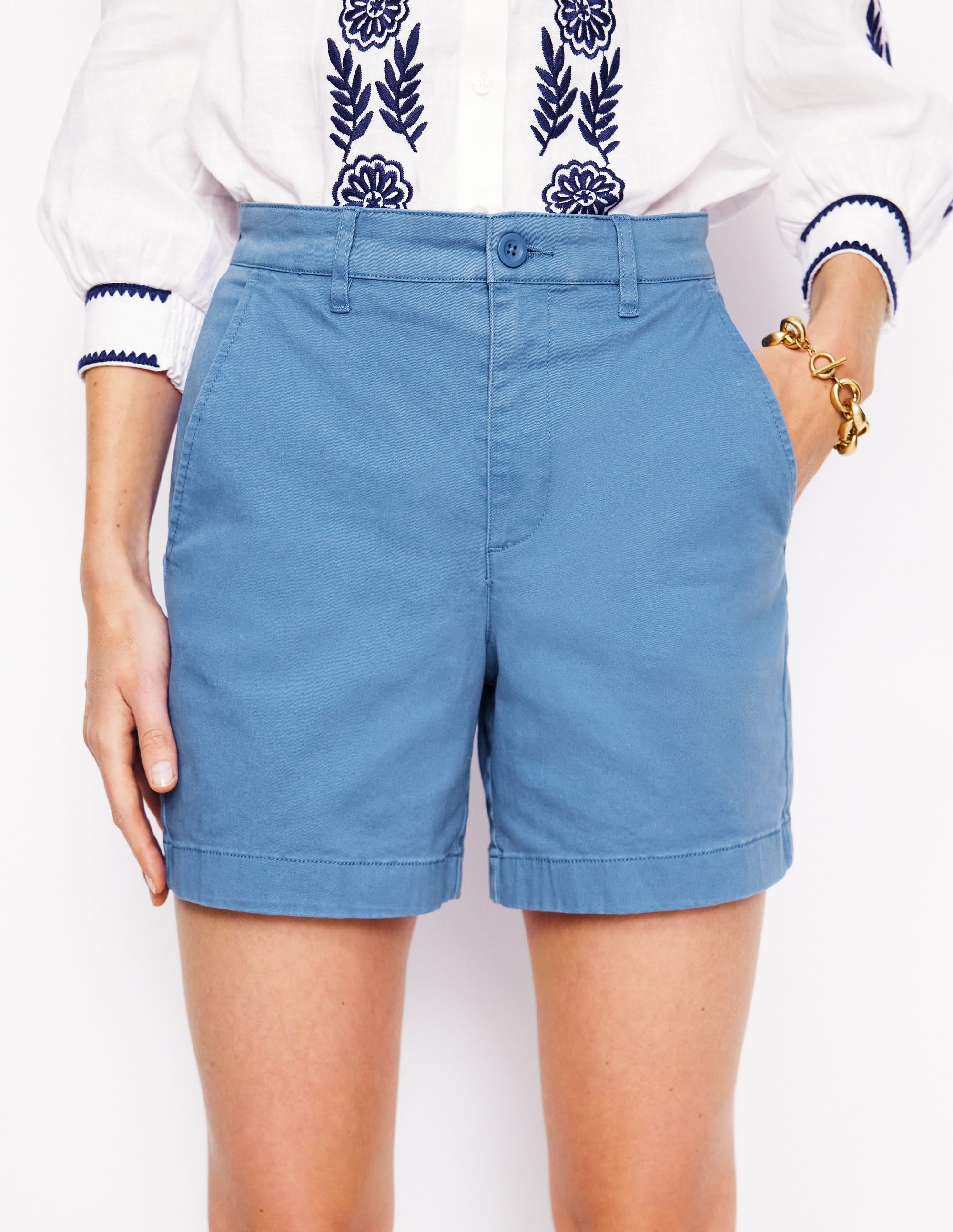 Short chino Barnsbury-Rivière bleue - Image 4