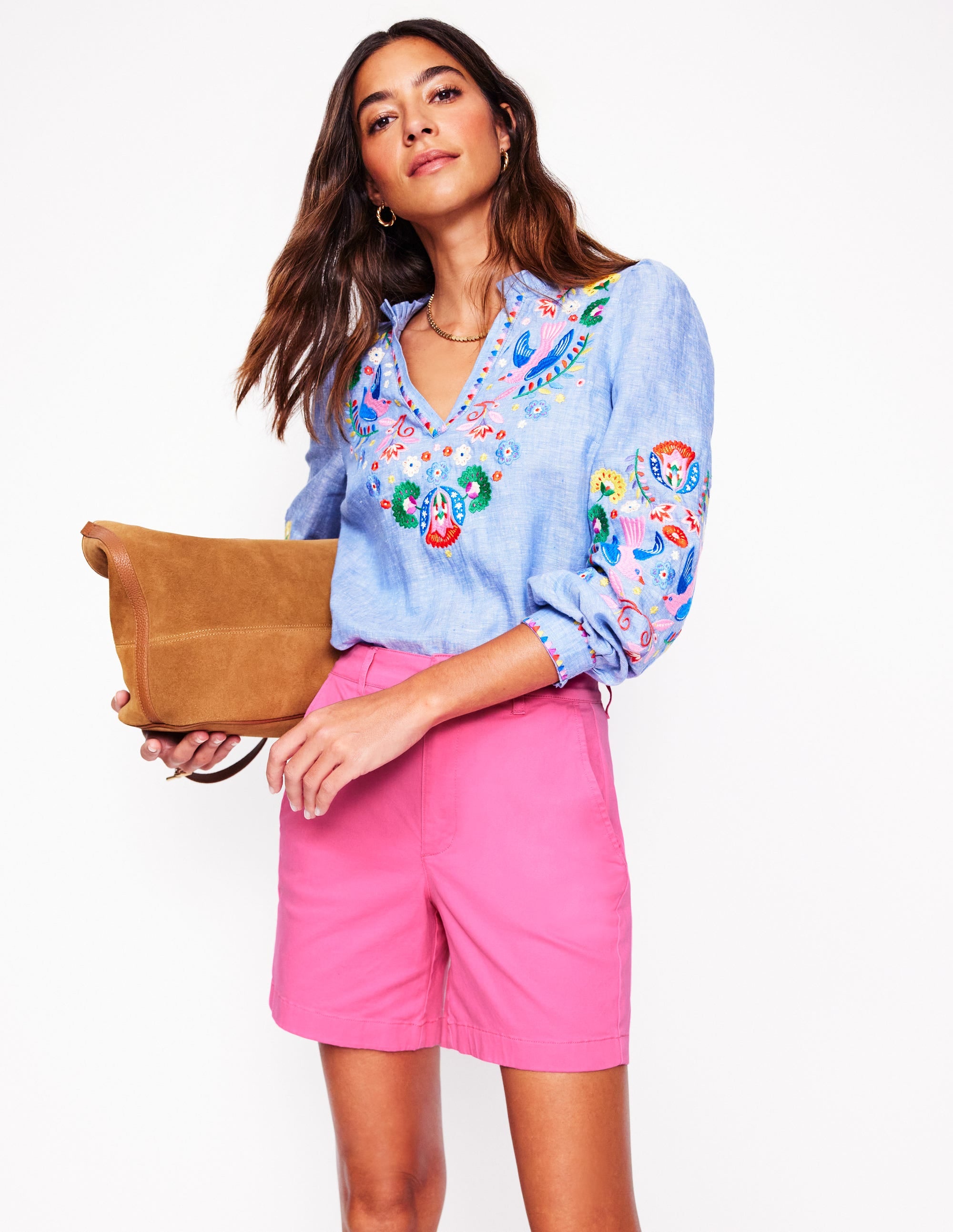 Short chino Barnsbury-Rose sorbet - Image 1