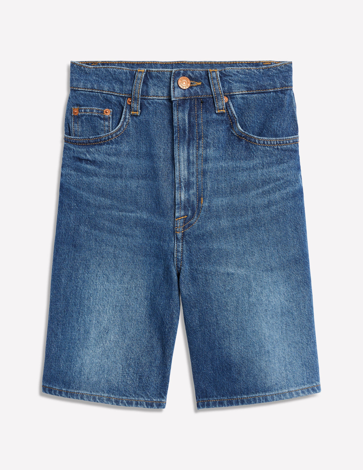 Mittellange Jeansshorts-Beatnik Red - Image 7