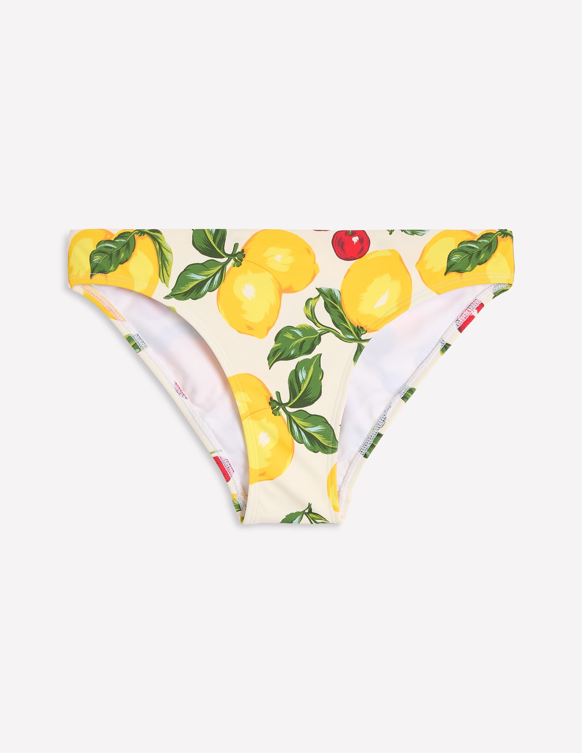 Bas de bikini intemporel-Ivoire, cerises et citrons - Image 5