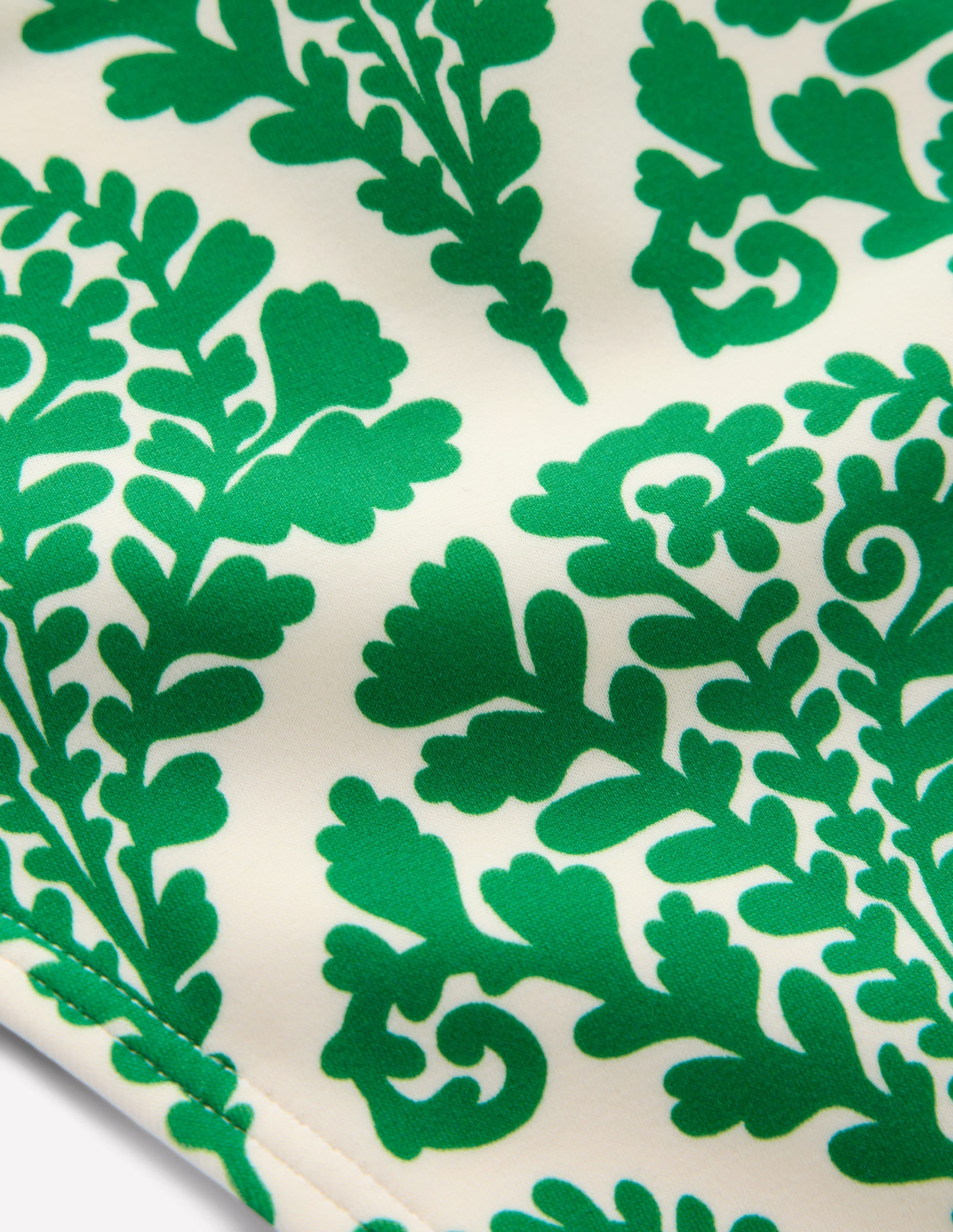 Bas de bikini intemporel-Émeraude profond, motif Blossomy - Image 8