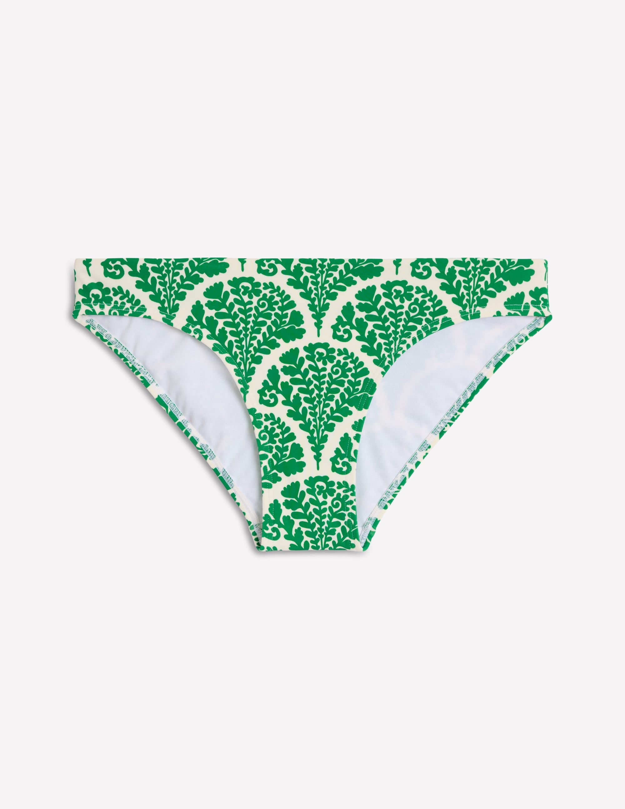 Bas de bikini intemporel-Émeraude profond, motif Blossomy - Image 7