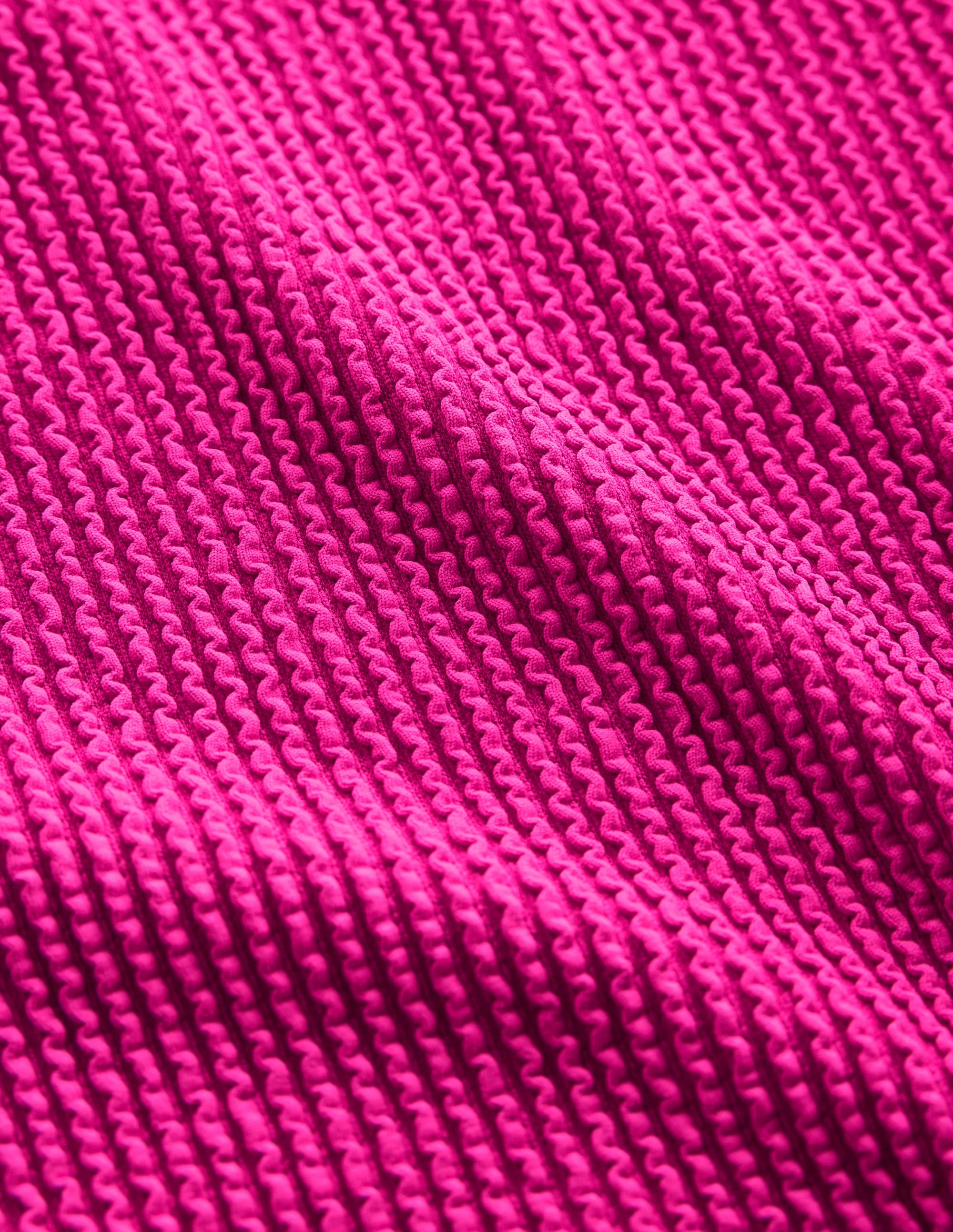Maillot de bain asymétrique-Rose extraordinaire - Image 9