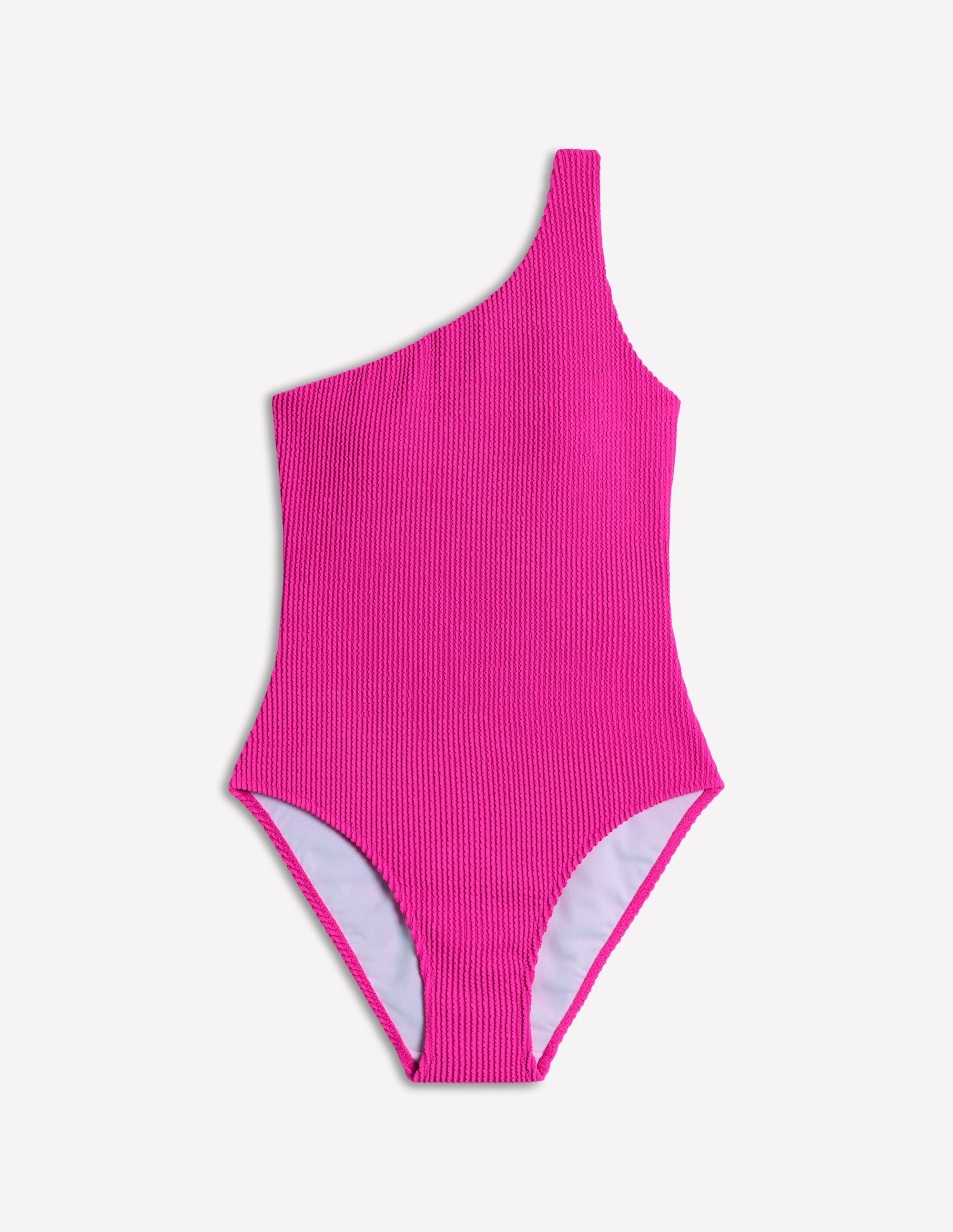 Maillot de bain asymétrique-Rose extraordinaire - Image 8