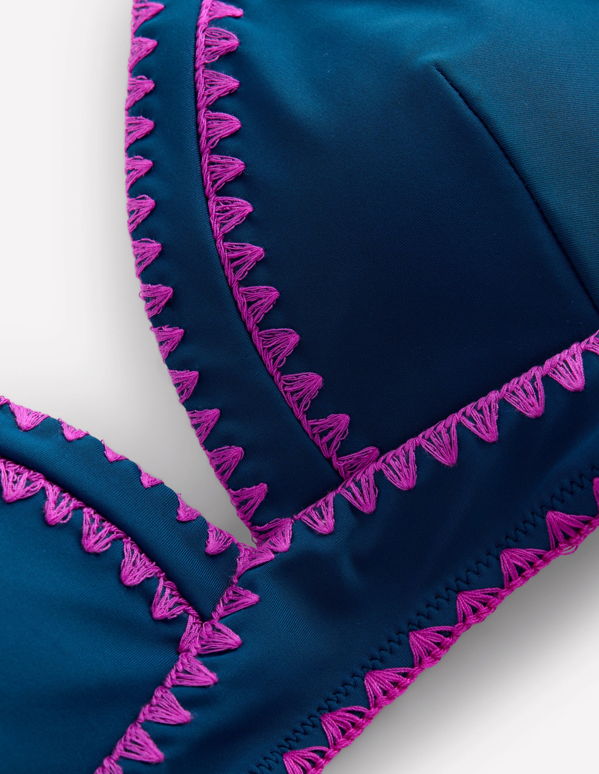 Kasos String V Neck Bikini Top-Oceansid, Very Fuchsia - Image 6