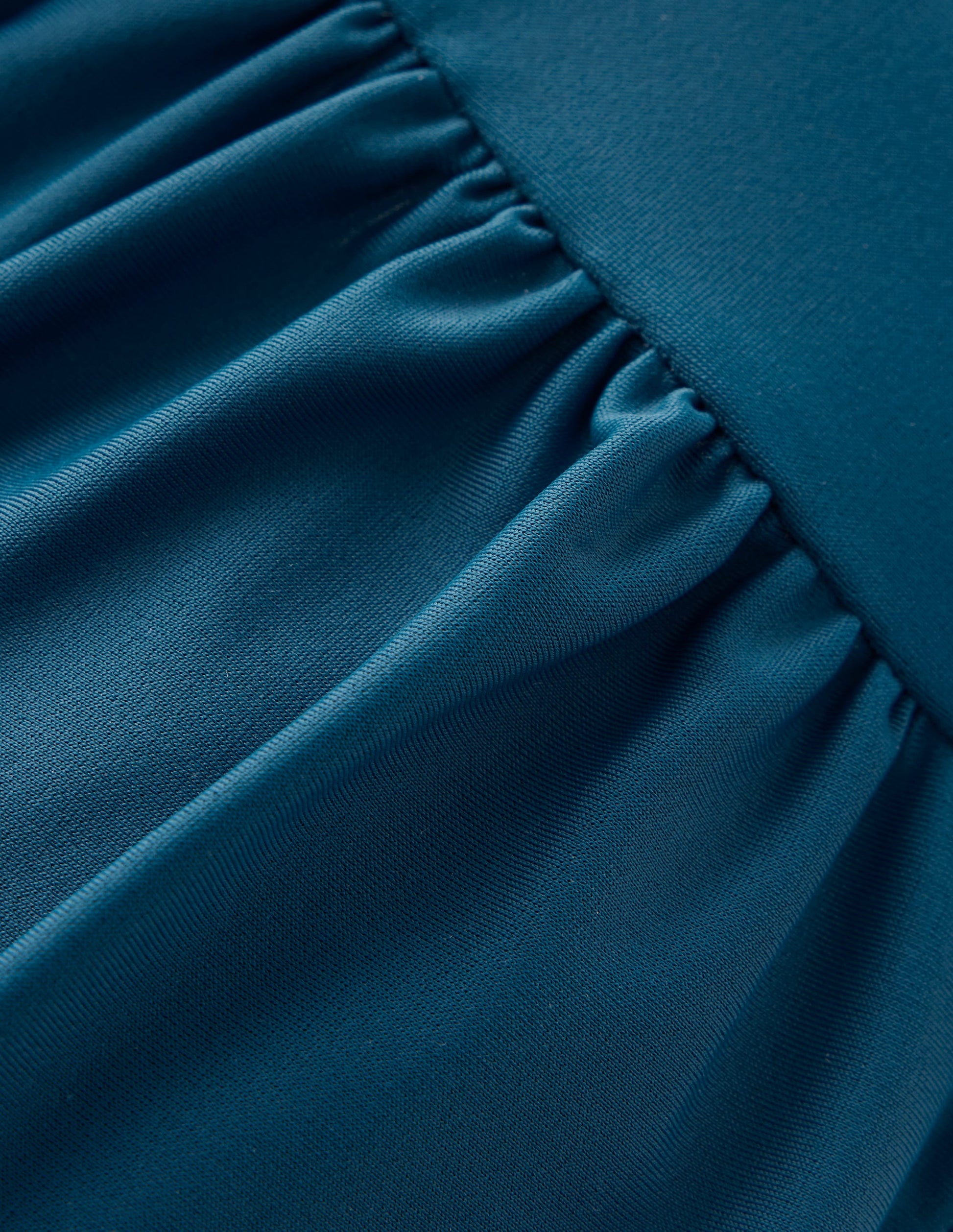 Haut de bikini froncé Kythira-Bleu littoral-8