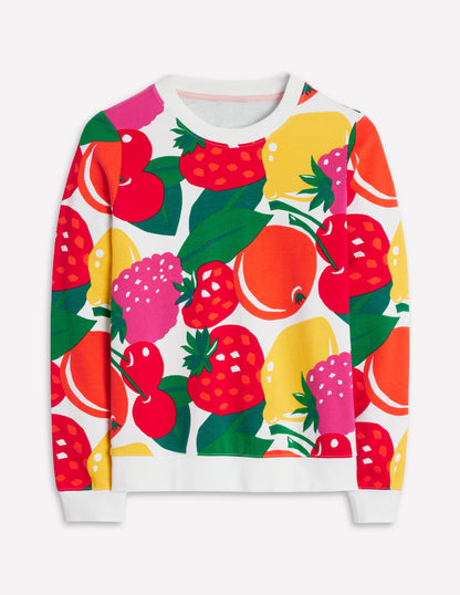 Hannah Sweatshirt mit Print-Bunt, Sommerfrüchte