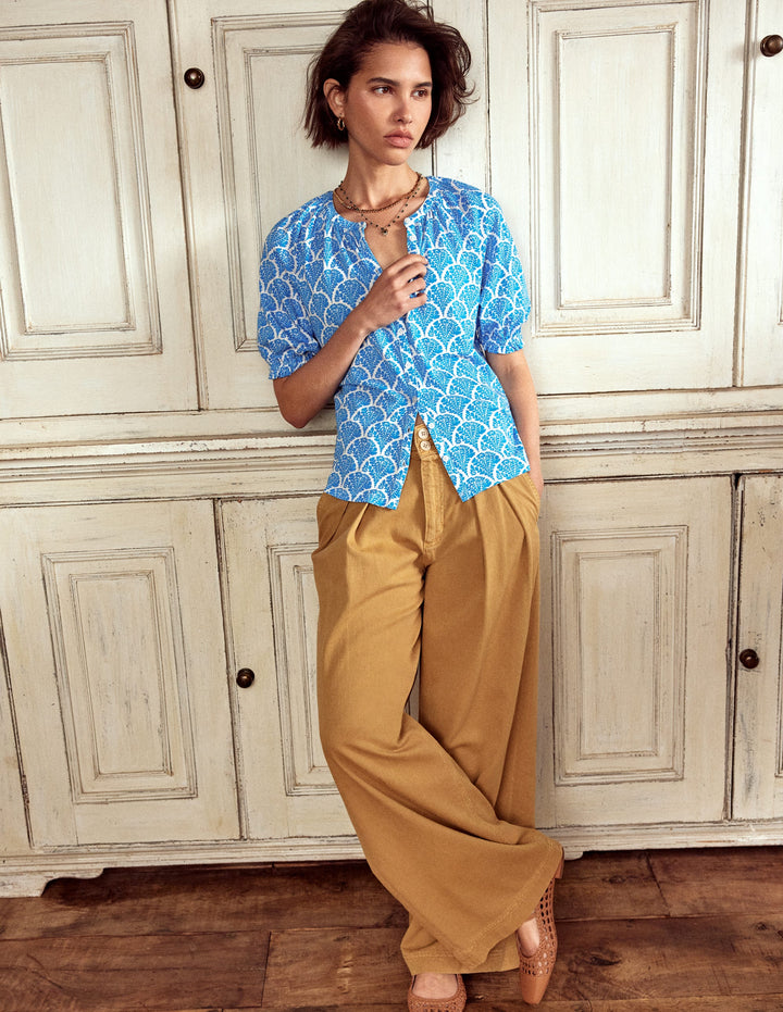 Isla Jerseyhemd-Himmelblau, Blühend