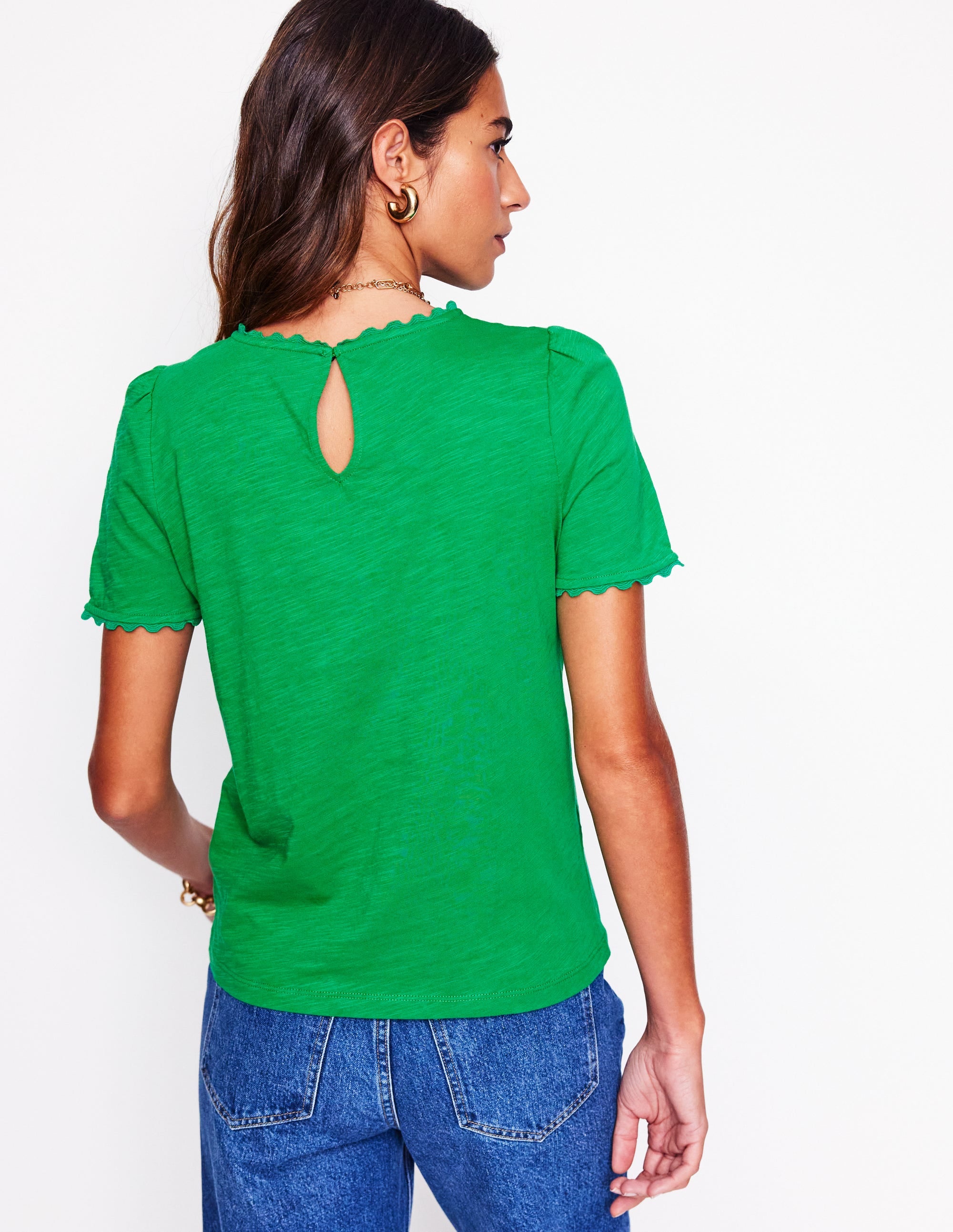 T-shirt Ali zigzag-Émeraude Intense - Image 3
