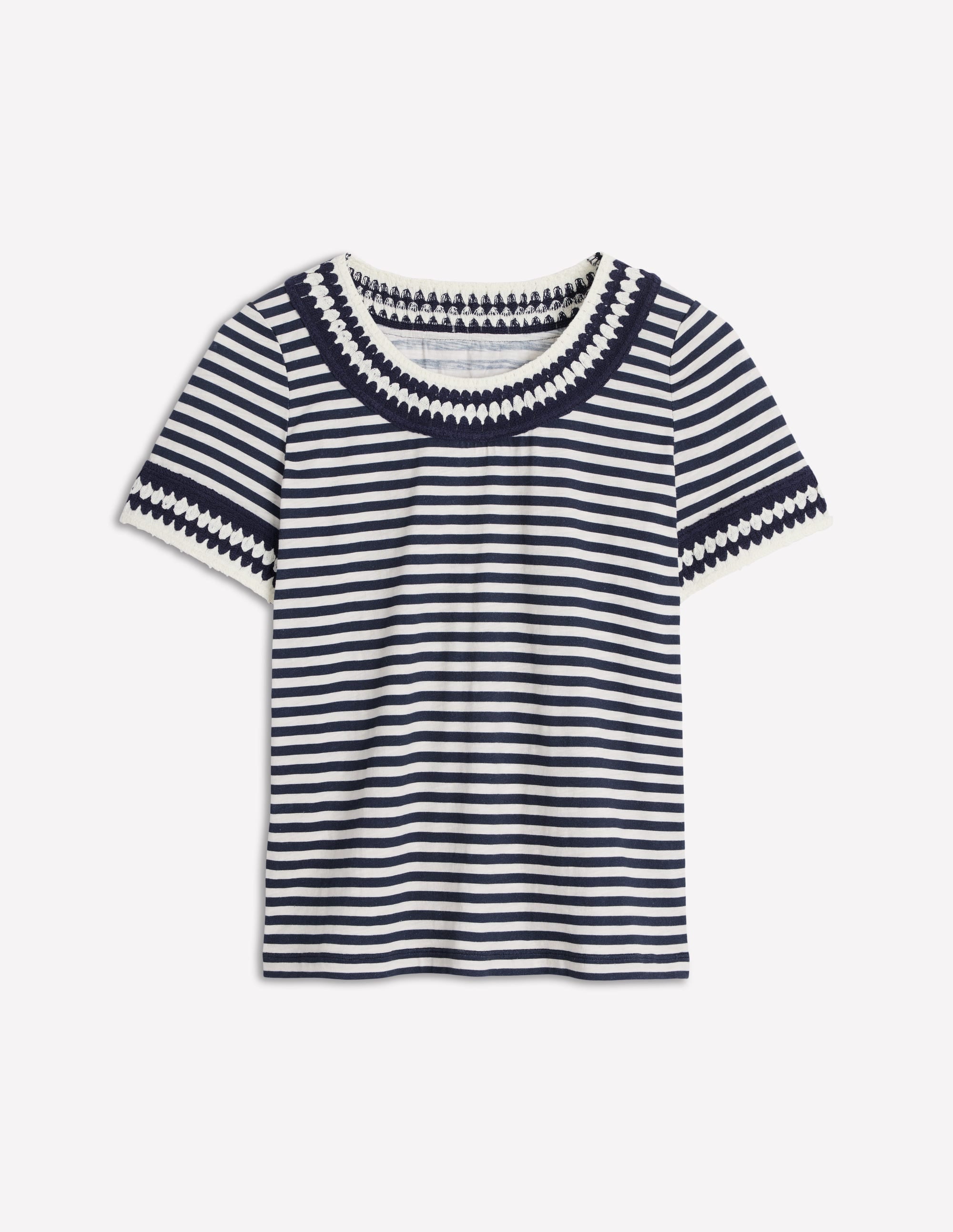 Fae Häkel-T-Shirt-Black - Image 6