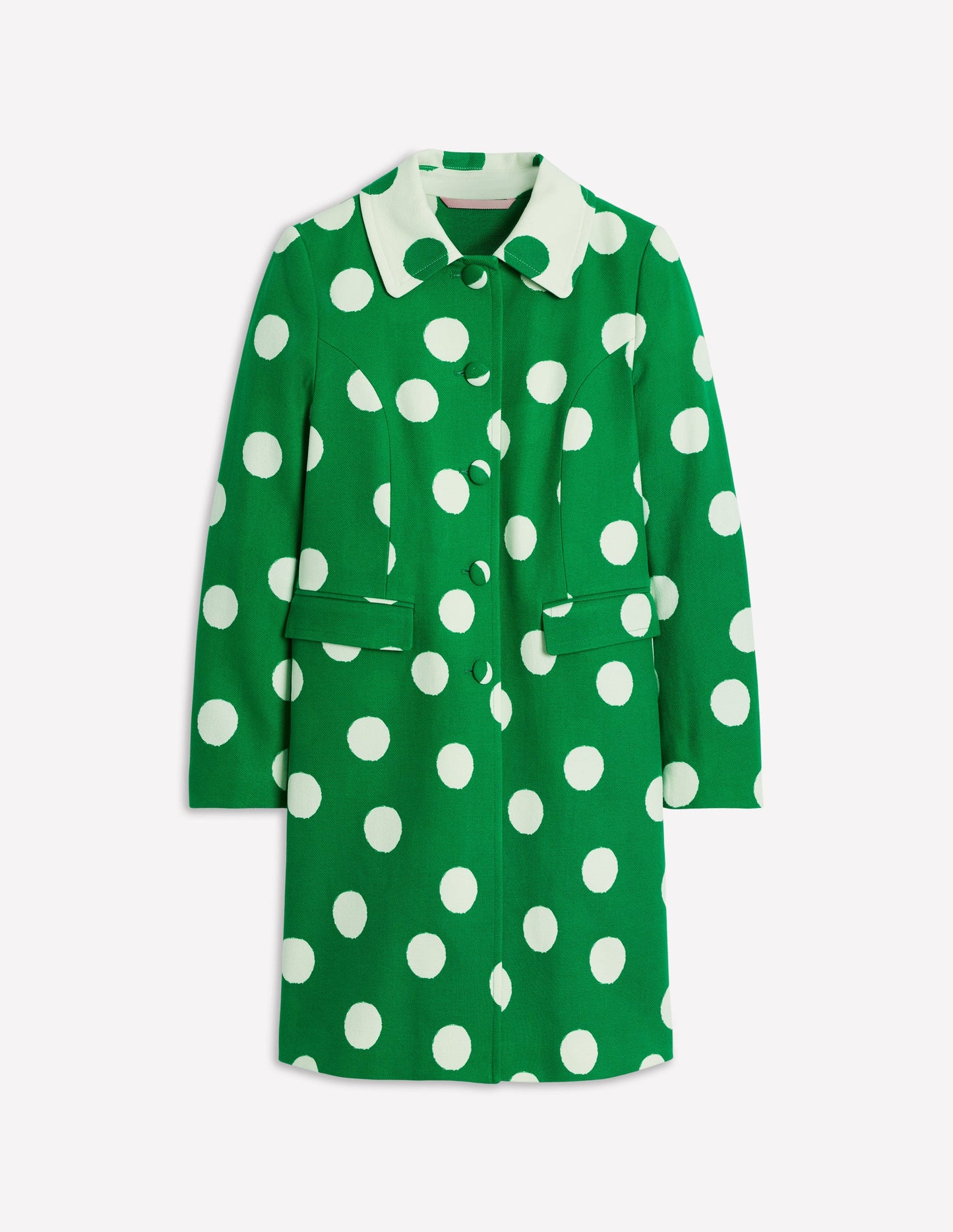 Manteau habillé-Pois abstraits