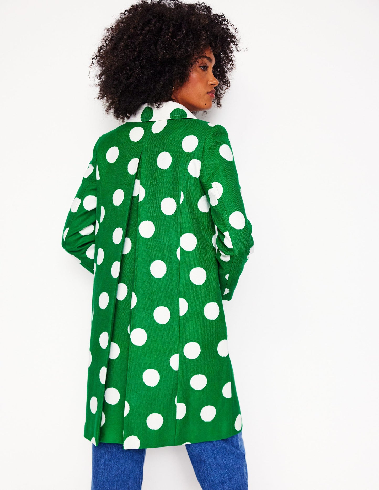 Manteau habillé-Pois abstraits