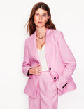 Stamford Leinenblazer-Mondlicht-Mauve Chambray