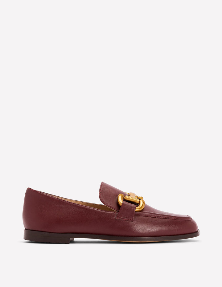 Iris Loafer mit Trensendetail-Oxblood