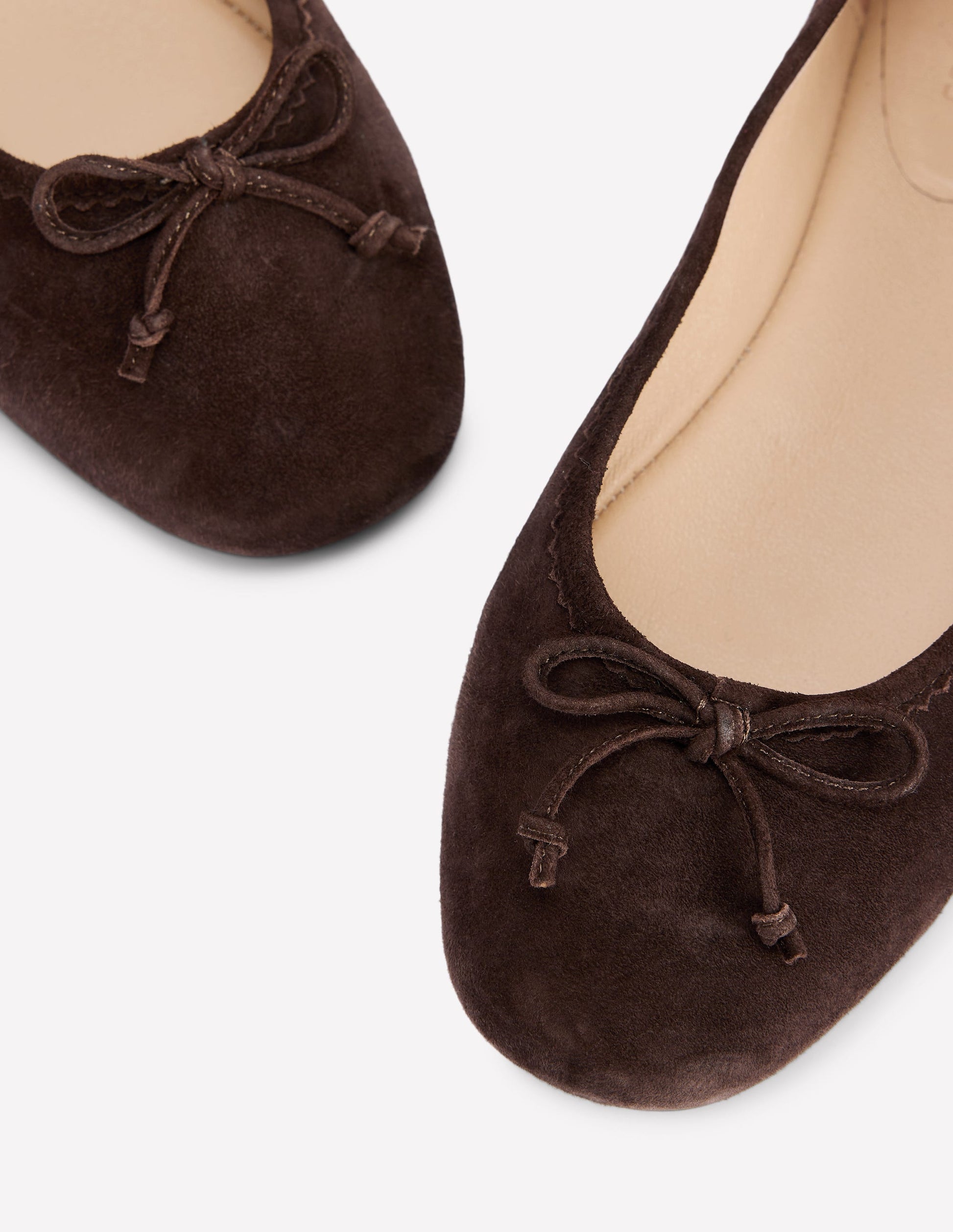 Kitty Ballerinas mit flexibler Sohle-Schoko-4