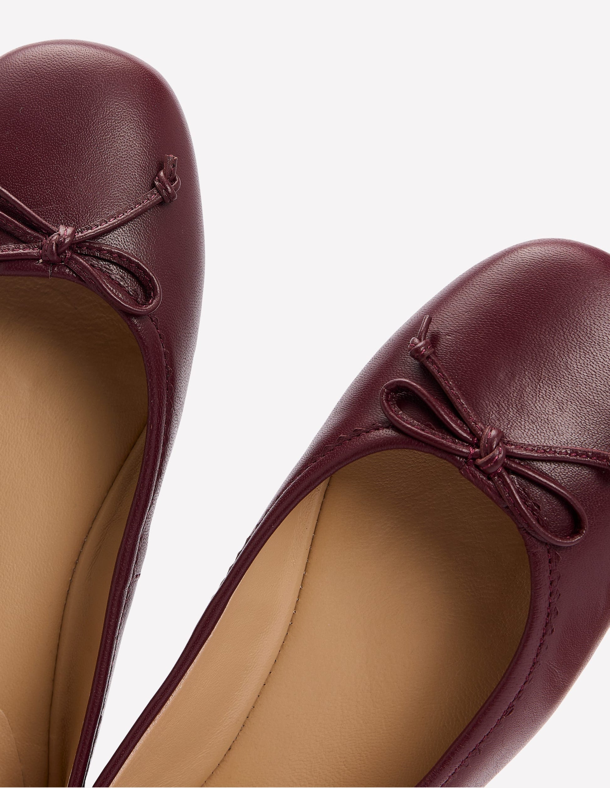 Kitty Ballerinas mit flexibler Sohle-Oxblood-4