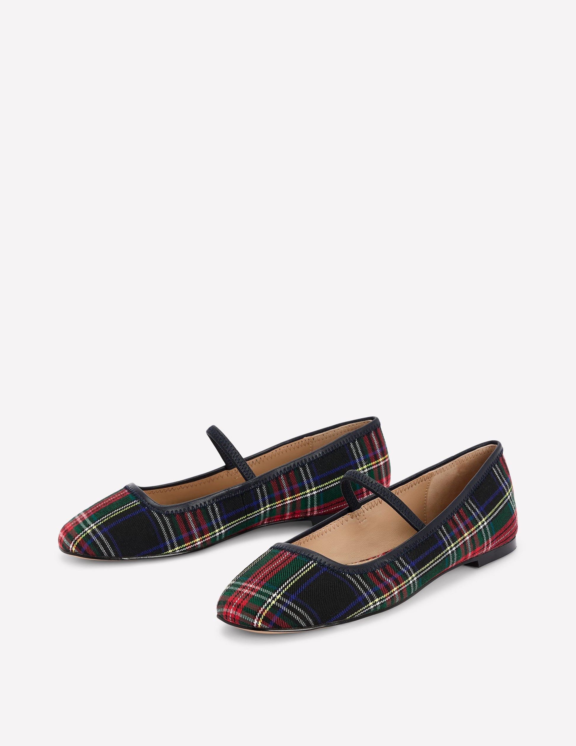 Thea Mary-Jane-Ballerinas-Kariert-3