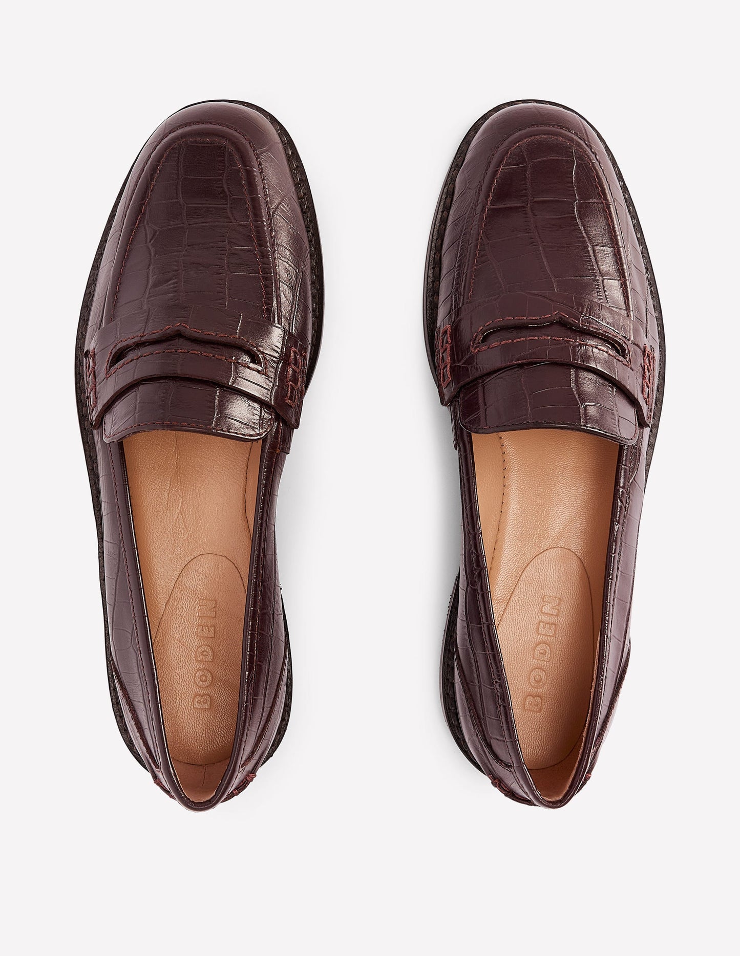 Nya Pennyloafer-Oxblood