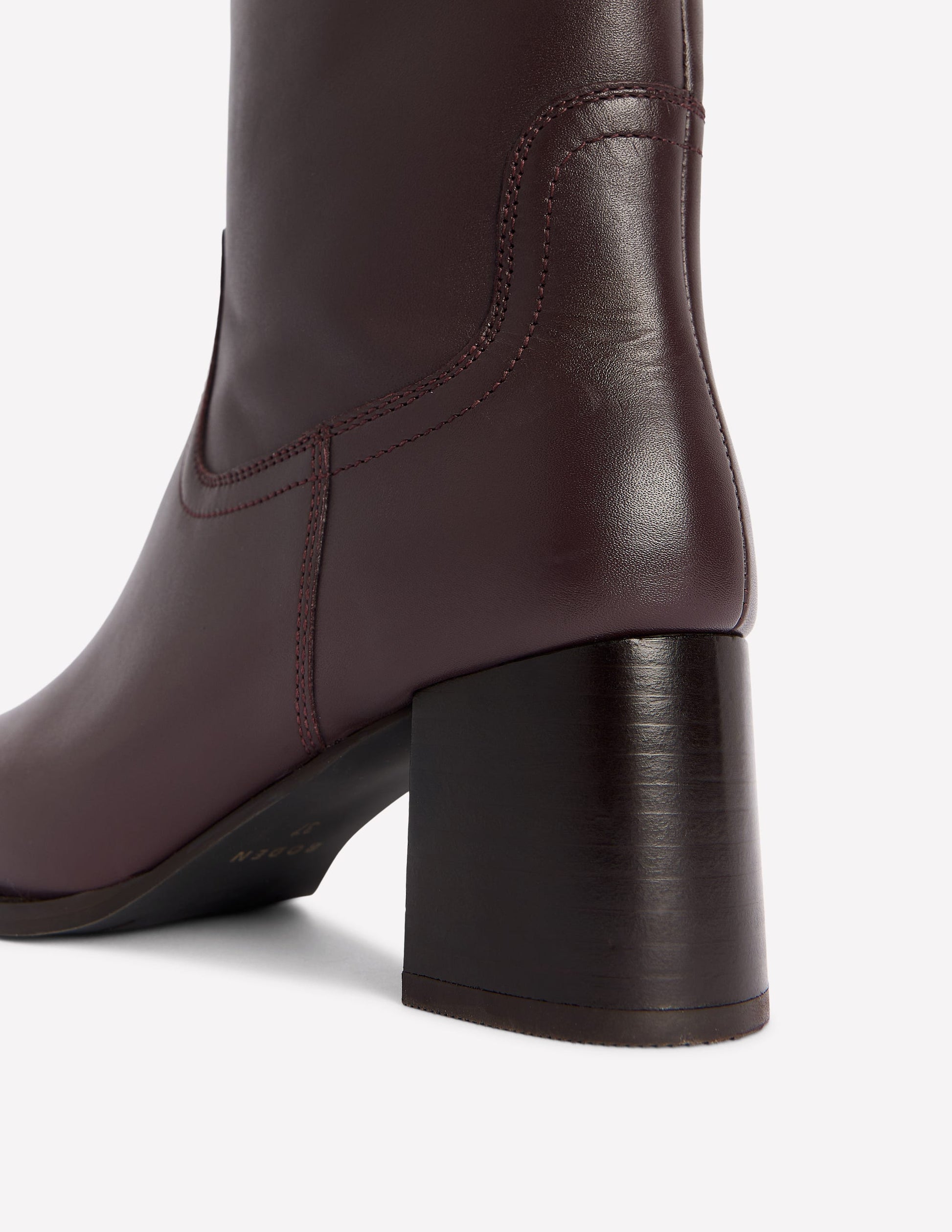 Skye Elegante, kniehohe Stiefel-Dunkle Kirsche-4