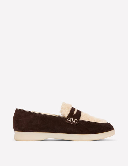 Leichte, weiche Loafer-Bitterschokolade
