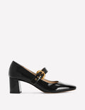 Babies à talons et boucles-Noir