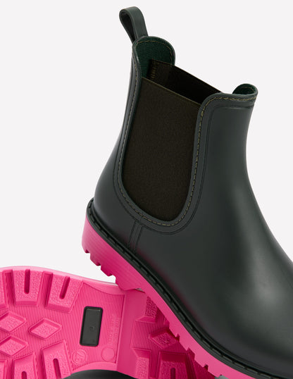 Bottines de pluie Chelsea-Vert des bois-5