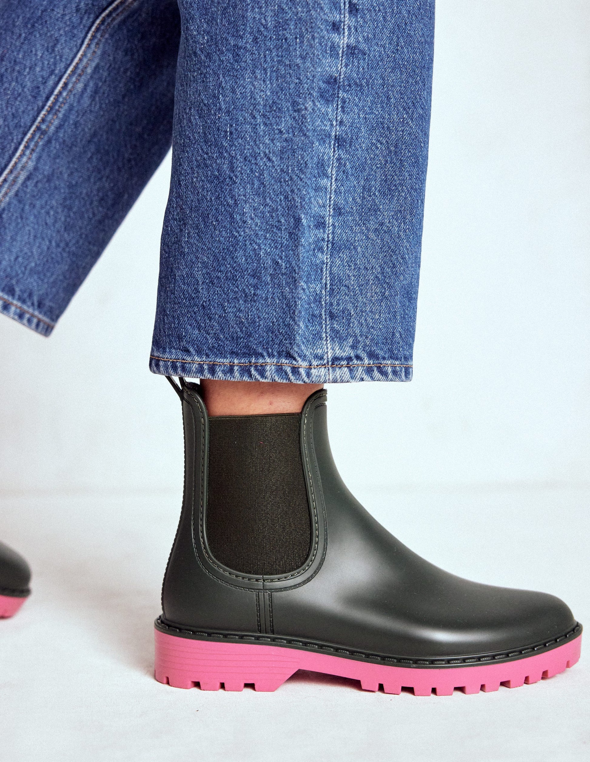 Bottines de pluie Chelsea-Vert des bois-2