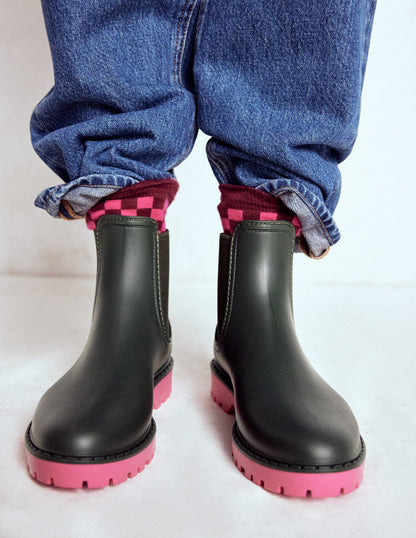 Bottines de pluie Chelsea-Vert des bois-3