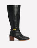 Iris Snaffle Heel Boot-Black