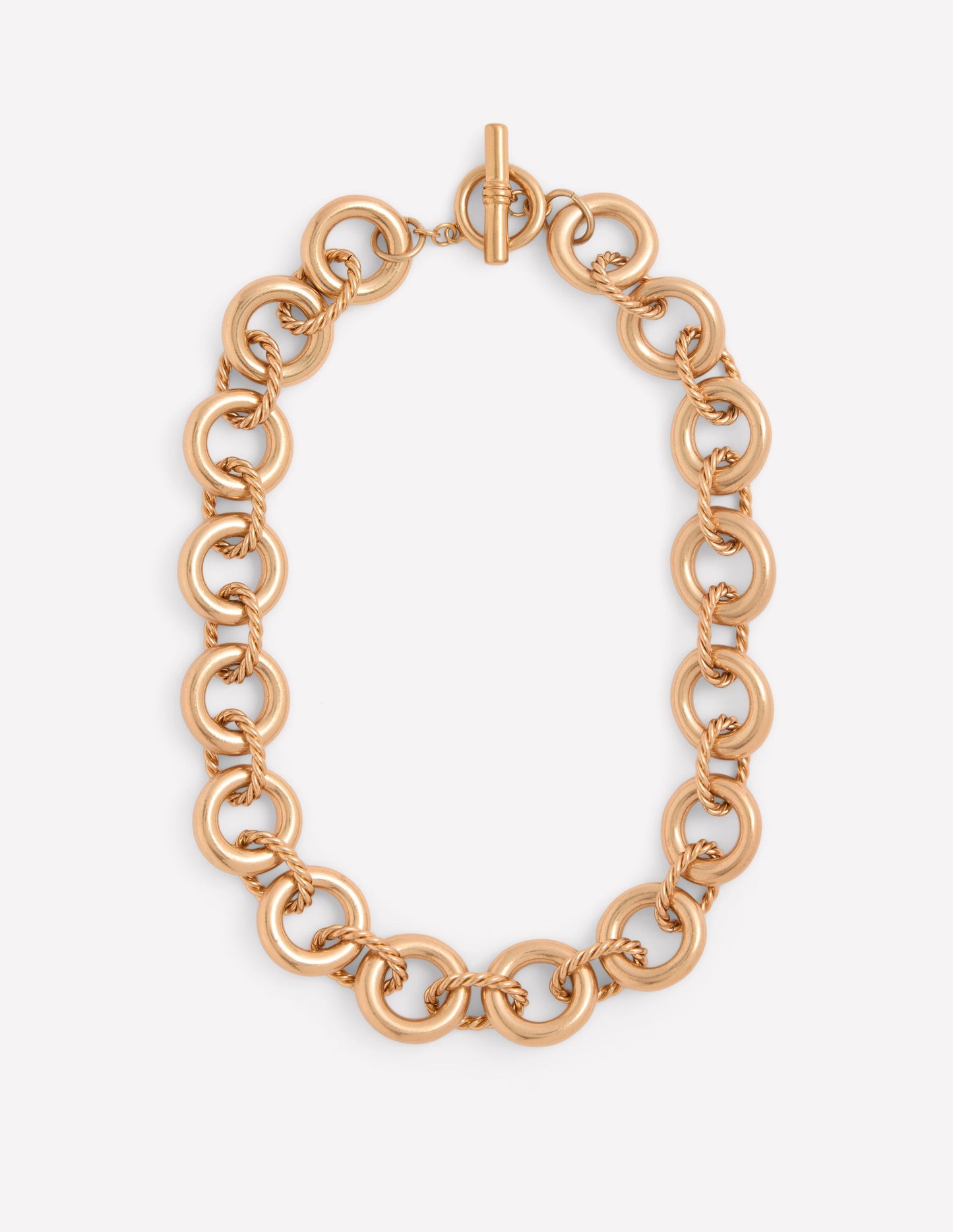 Halskette mit verdrehten Gliedern-Gold